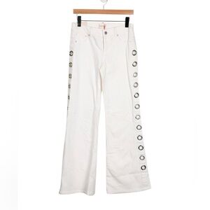 NWT ALICE AND OLIVIA WHITE STATEMENT JEAN